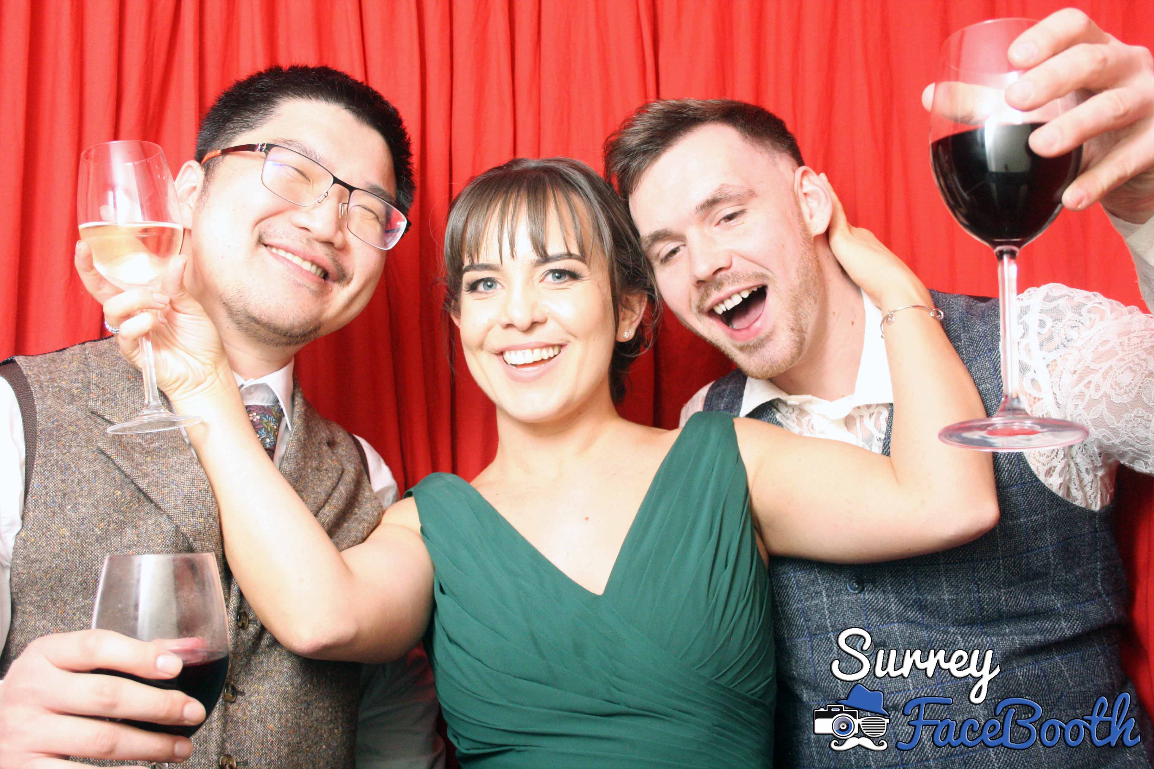 Emily & Daniel's Wedding | View more photos from the event at galleries.surreyfacebooth.co.uk/u/Surrey-FaceBooth/Emily-Daniels-Wedding